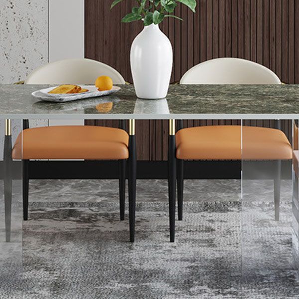 Modern 1/4/5/7 Pieces Dining Set Rectangle Stone Dining Table for Dining Room