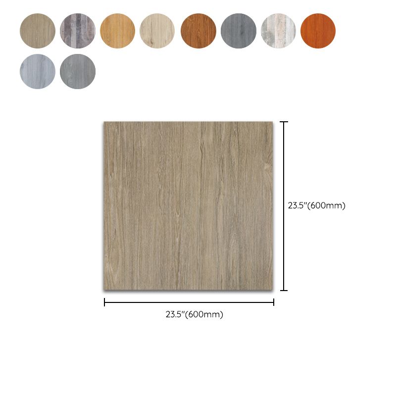 Modern Peel and Stick Tiles PVC Wood Look Stain Resistant Vinyl Plank