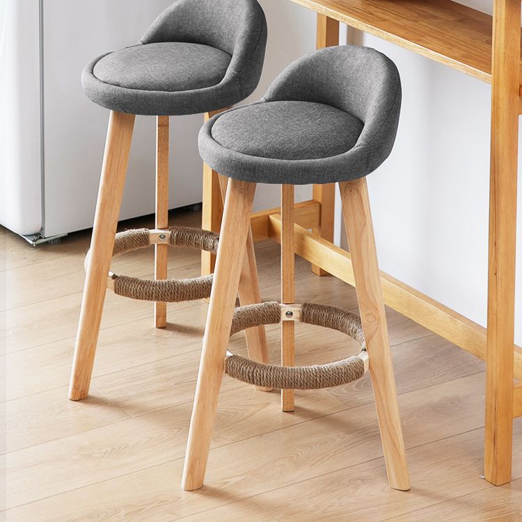 Solid Wood Counter Stools Industrial Style Counter Stools with Low Back