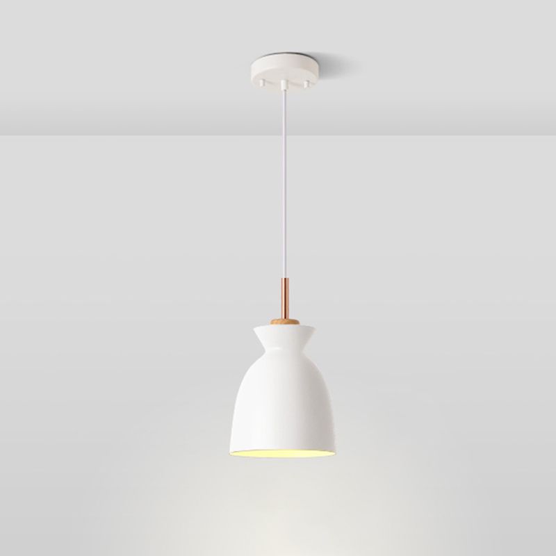 Macron Hanging Light Bowl Shape Single Light Metal Modern Pendant Light for Dinning Room