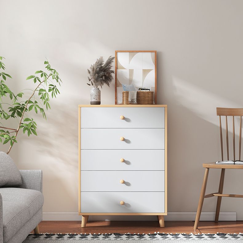 Modern & Contemporary Accent Chest with Drawers and Straight Legs