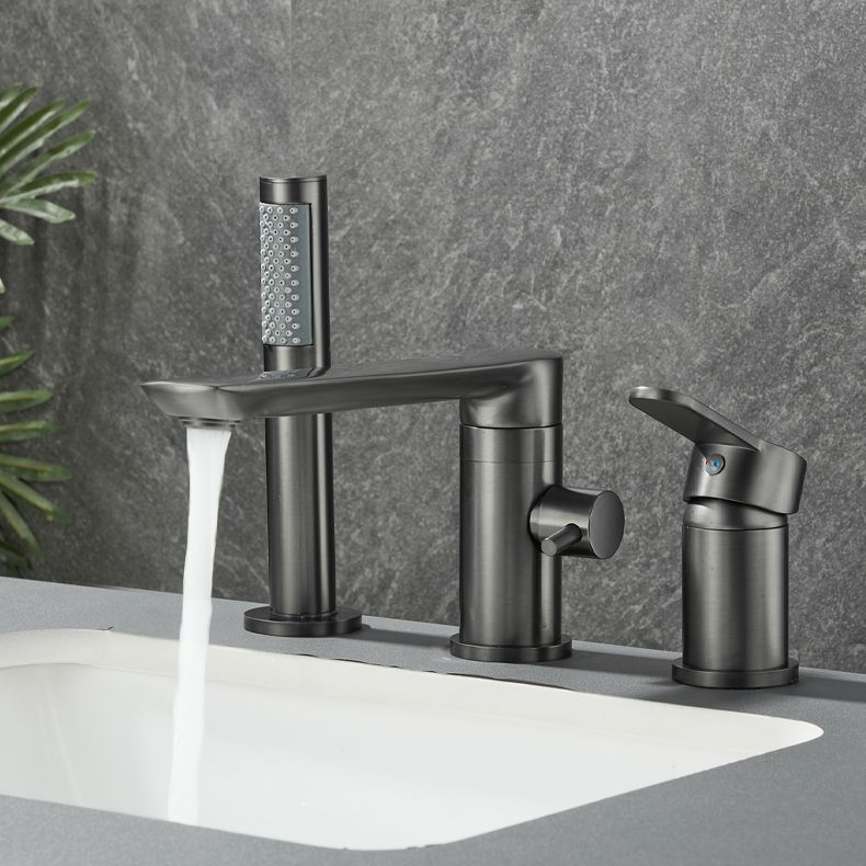 Modern Bathroom Faucet Two Handle Temperature Control Bathtub Faucet