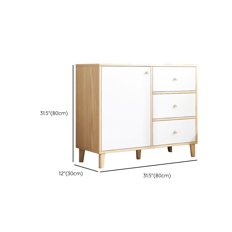 Modern Style Dining Server Engineered Wood Server for Living Room