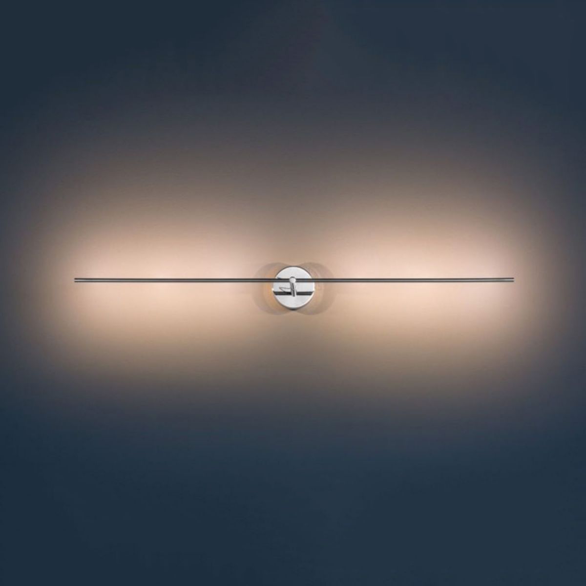 Metal Linear Shape Wall Light Modern 2 Lights Wall Mount Fixture