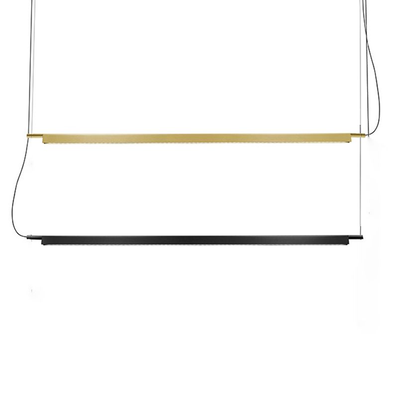 1 Light Linear Island Lights Contemporary Metal Island Lighting Fixture