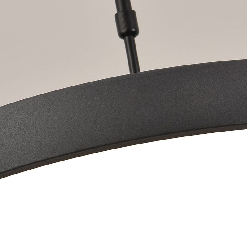 Metal Modern Simple Style Disc Shaped Led Pendant Decorative Lights for Office