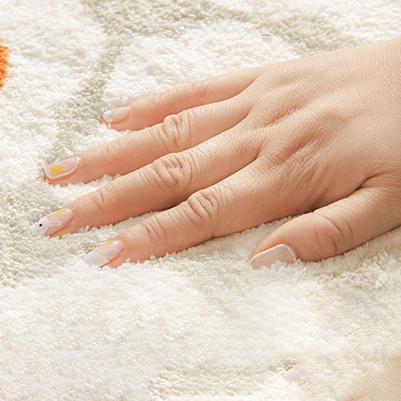 Contemporary Pastoral Flower Rug Indoor Rug Stain Resistant Washable Anti-Slip Backing Rug