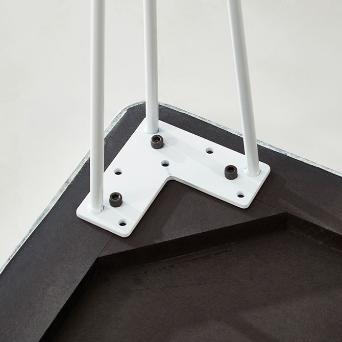 Mesa de comedor cuadrada de estilo industrial 4 Pegas Mesa de comedor para comedor para comedor