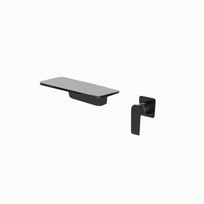 Modern Bathroom Faucet Copper Wall Mounted Fixed Bathroom Faucet