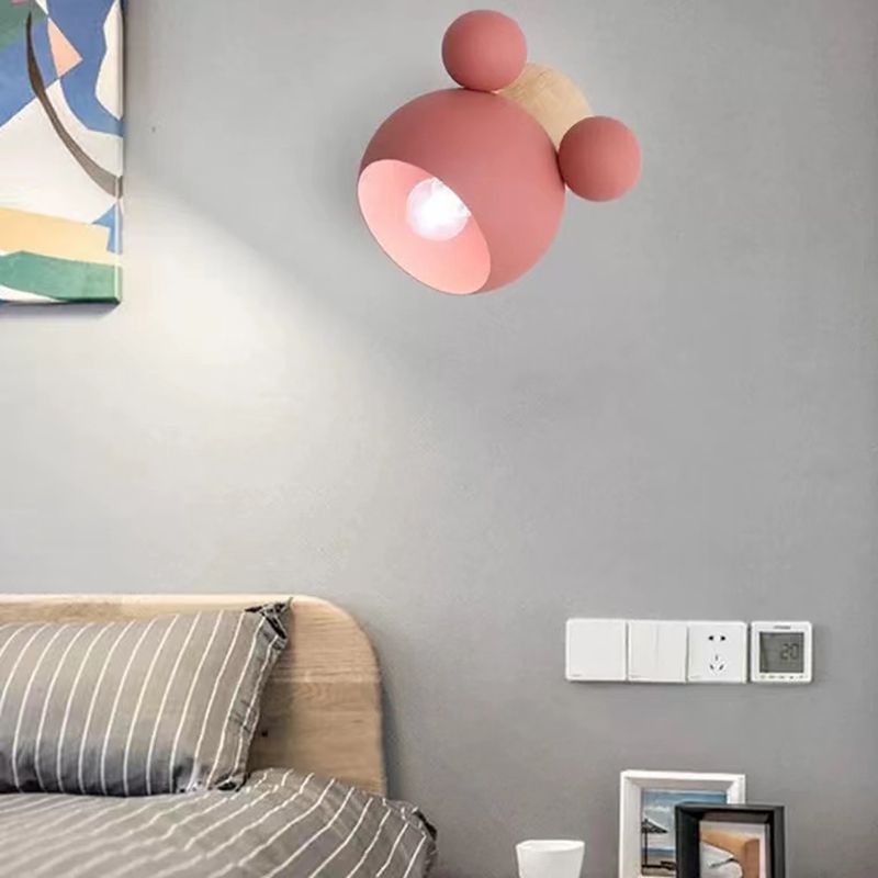 Modern Style Colorful Wall Light Fixture Creative Wall Light Sconce for Bedroom