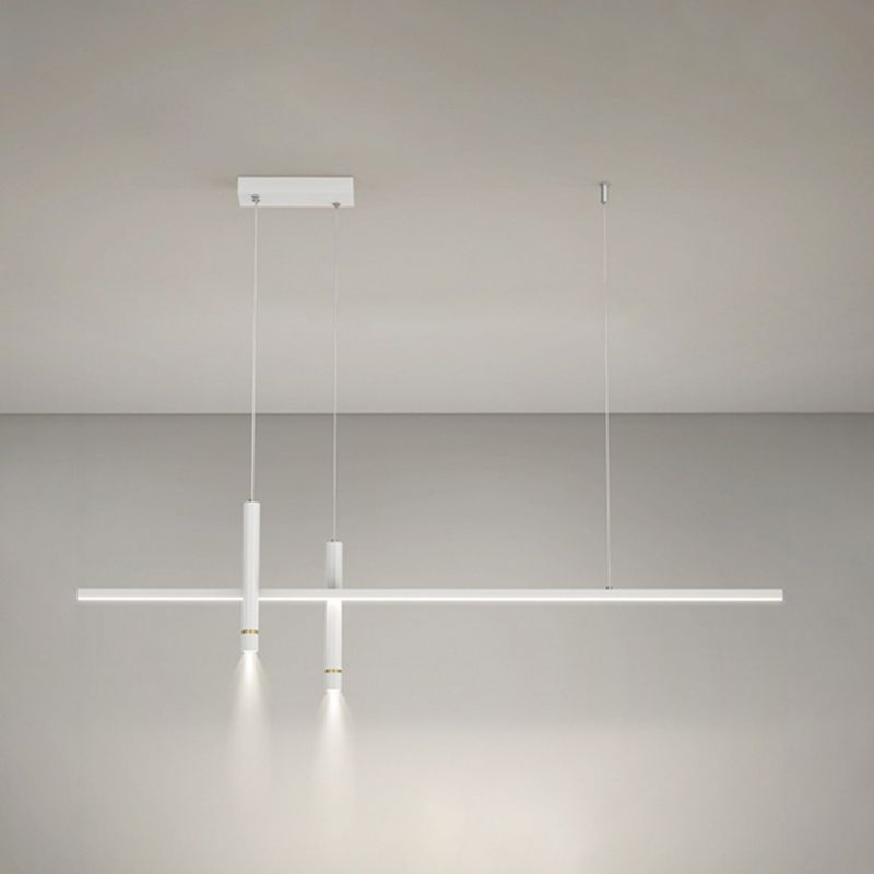 Linear Modern 3 - Light Kitchen Island Fixture Interior LED Ceiling Pendant Lighting