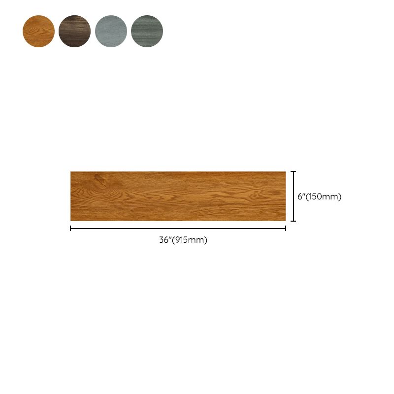 Modern Peel and Stick Tile Plastic Flexible Wood Look Scratch Resistant Vinyl Plank