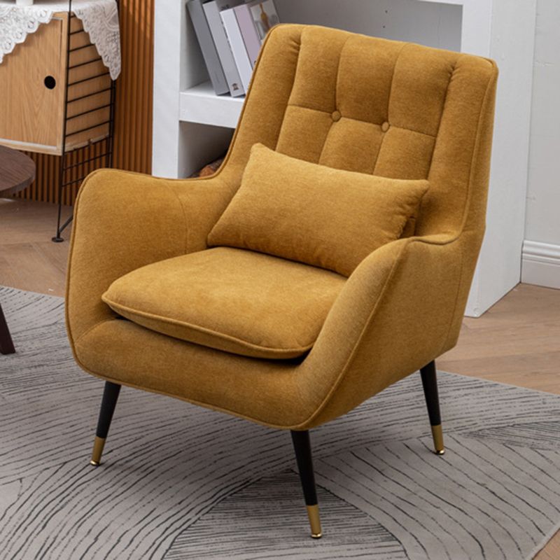 Tufted Cushions Chair  31.4" L x 27.5" W x 35.4" H Arms Included Chair