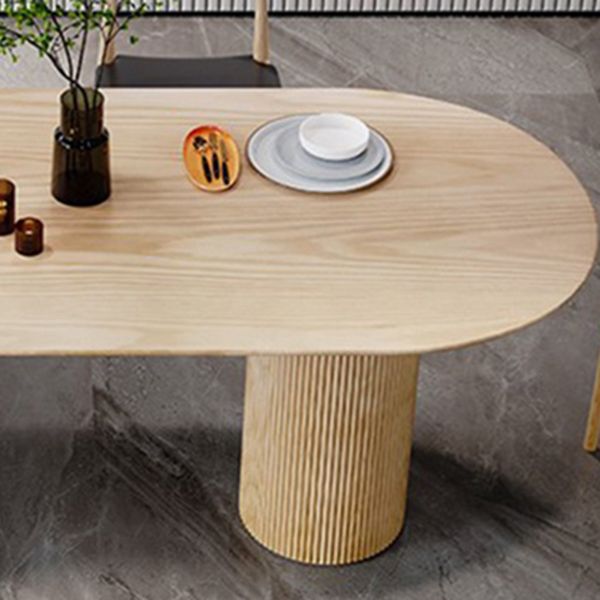 Moderner Kiefernholz -Tisch für Restaurant kostenloser Holz Tisch mit 3 Beinen