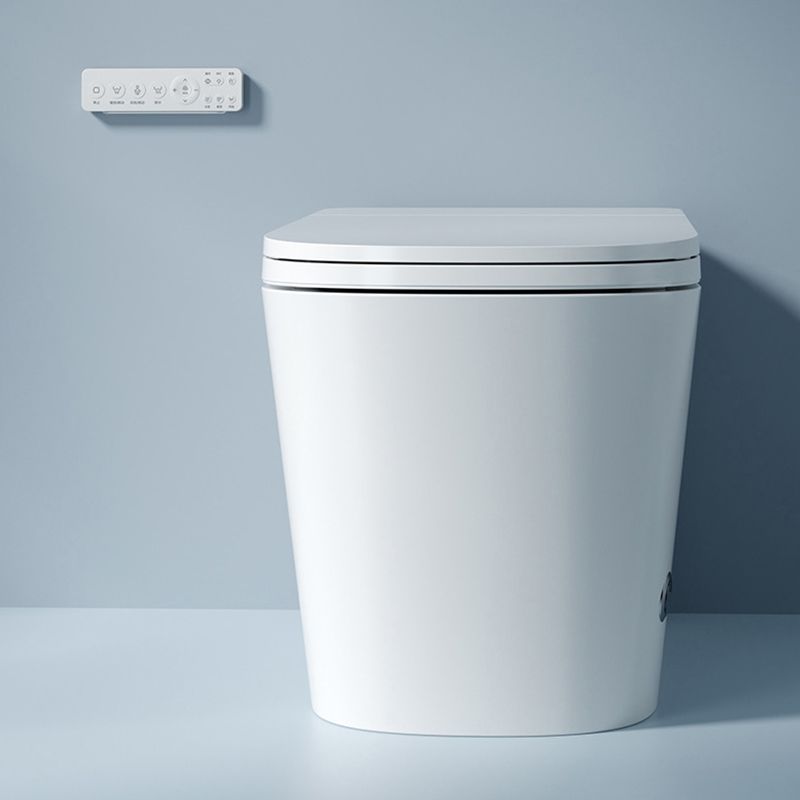 Modern Porcelain Toilet Floor Mounted Siphon Jet All-In-One Toilet Bowl