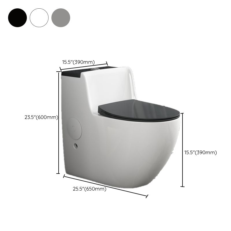 Modern Floor Mounted Flush Toilet Ceramic Siphon Jet Urine Toilet for Bathroom