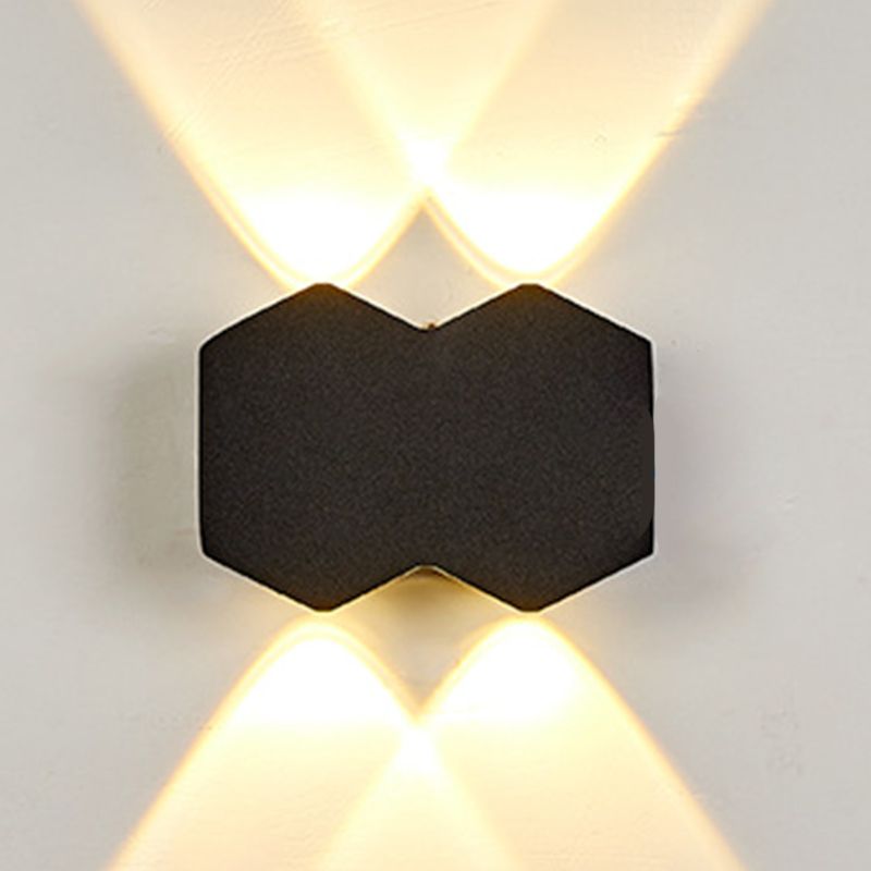 Illuminazione a parete diamanta in stile moderno lampada in metallo sconce per esterno