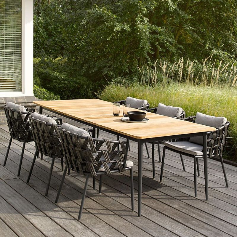 Bohemian Style Dining Set 1/4/5/7 Pieces Dining Table Set for Patio