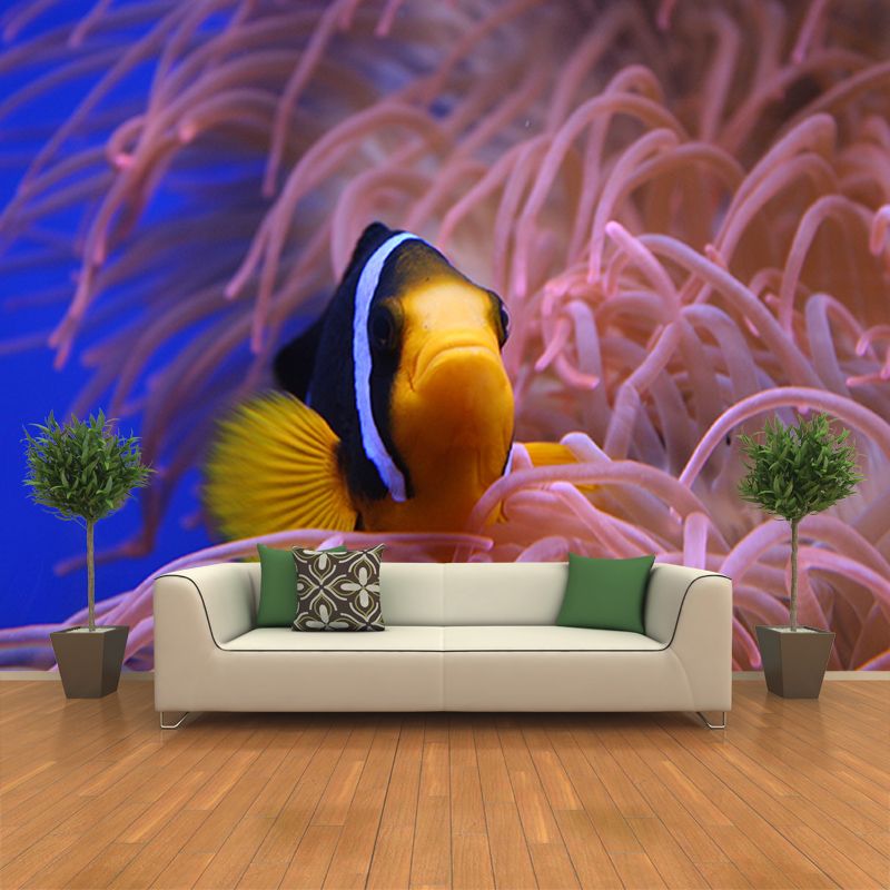 Photography Stain Resistant Mural Wallpaper Underwater World Living Room Wall Mural