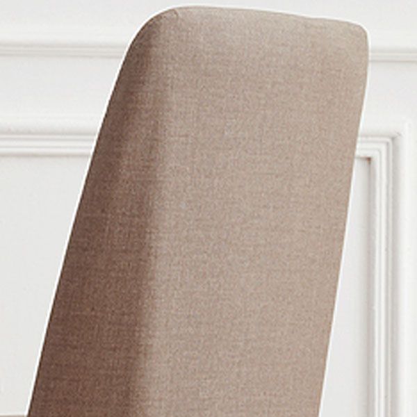 Silla de comedor moderna para interiores y exteriores, silla con respaldo sólido acolchado sin brazos de metal