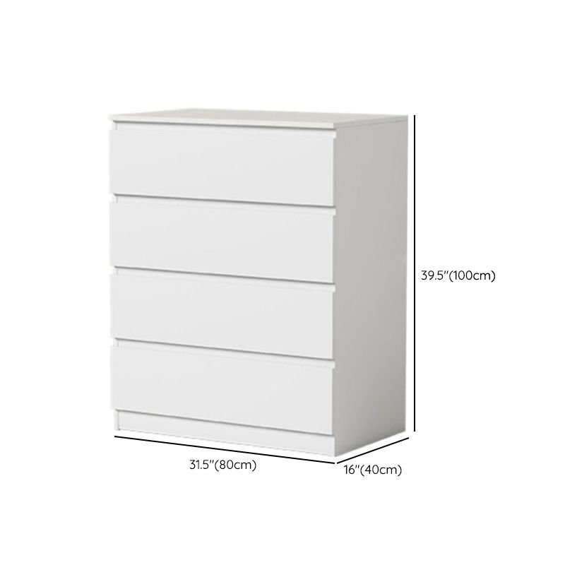 Contemporary Storage Chest Manufactured Wood Dresser with 3/4/5/6/8 Drawers