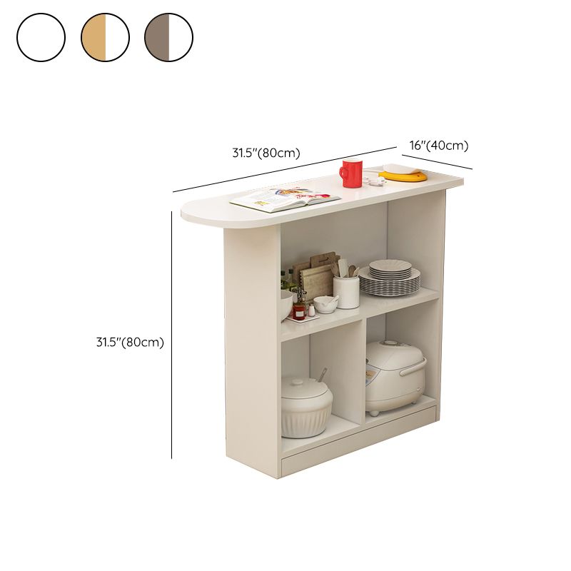 Contemporary Style Wood Specialty Patio Bar Table for Living Room