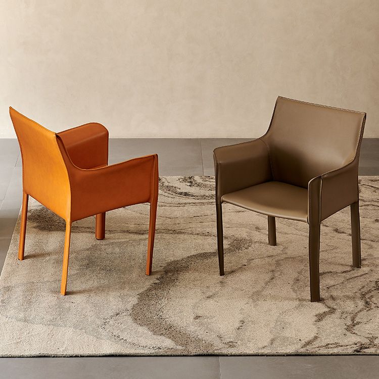 Indoor Dining Side Chair Parsons Metal Legs Dining Room Chair