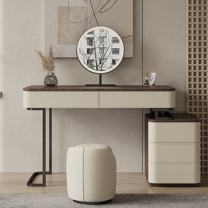 Wooden Make-up Vanity White Makeup Vanity Desk Table with Drawers