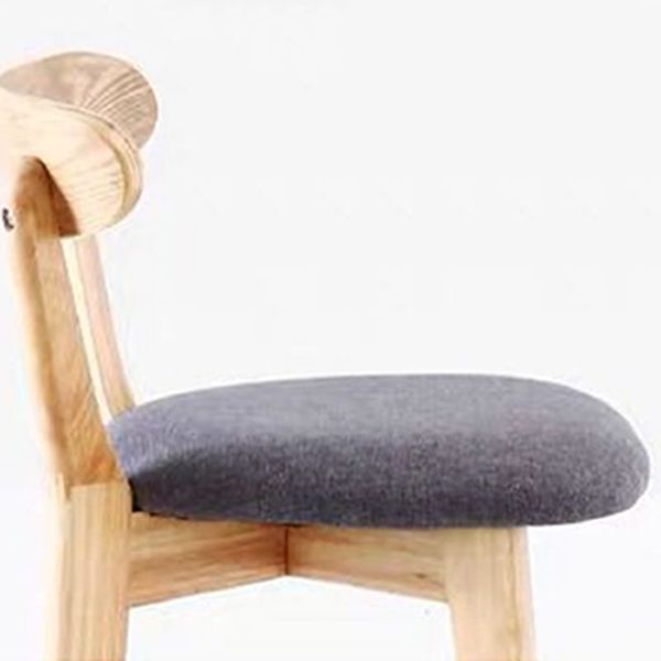 Taburete de bar de estilo escandinavo con taburete de mostrador de asiento cuadrado de madera para bar de cocina