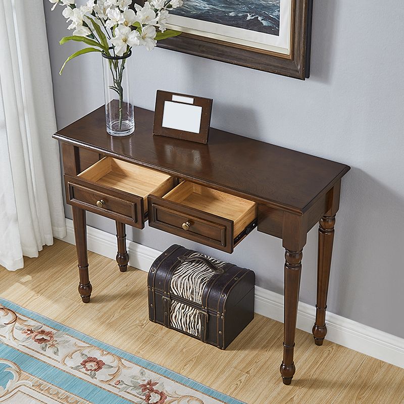 Modern Rectangular Console Table Wooden Console Sofa Table for Home