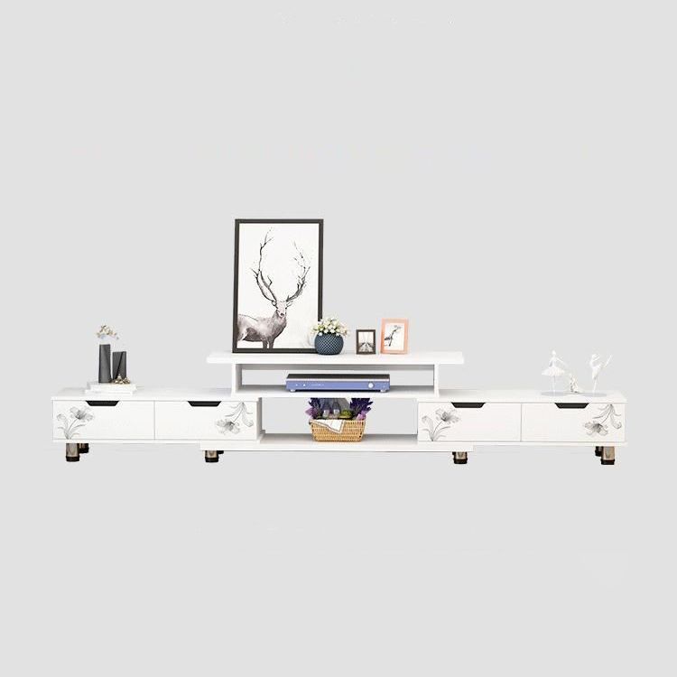 Scandinavian TV Media Stand Engineered Wood TV Stand Console