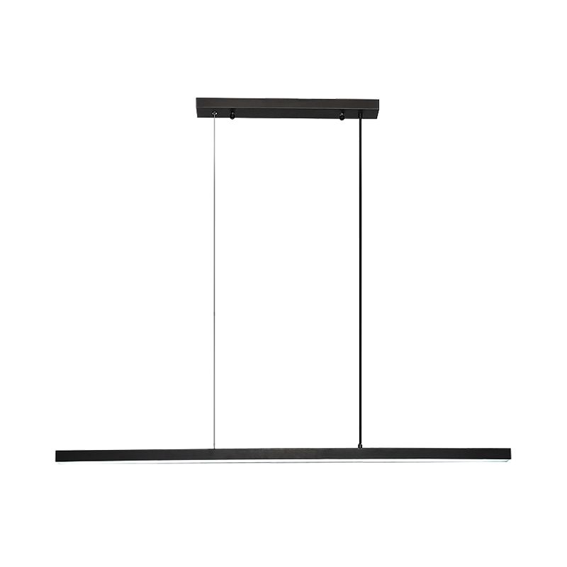 Nordic Simple Modern Style LED Hanging Island Pendant Light for Dining Room Office