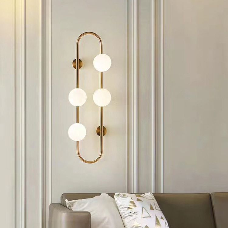 Modern Nordic Minimalist Minimalist Stipical Sconce Sconfietti di vetro Pronchi di vetro