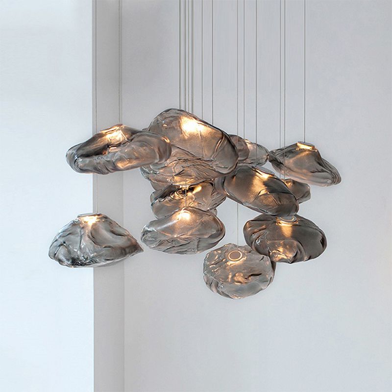 Modern Style Glass Hanging Light Creative Pendant Lighting Fixture for Dining Room
