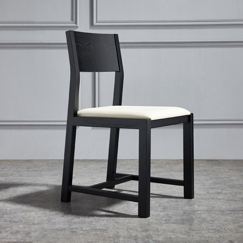 Contemporary Dining Room Dining Chairs Armless Solid Wood Kitchen Chairs