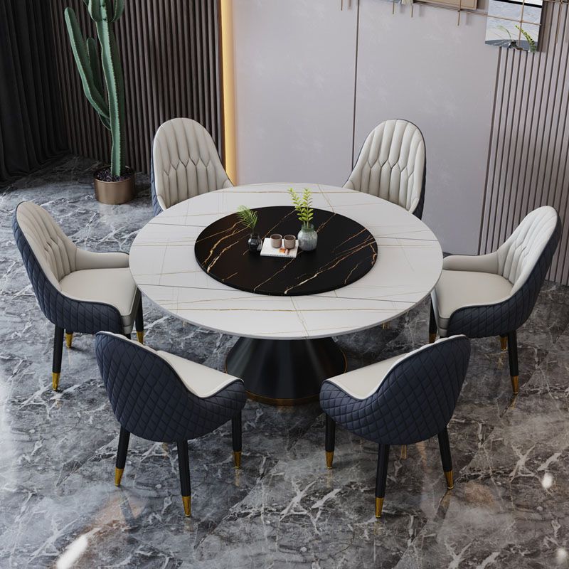 Sillón interior escandinavo tapizado con respaldo Parsons, silla de comedor de madera