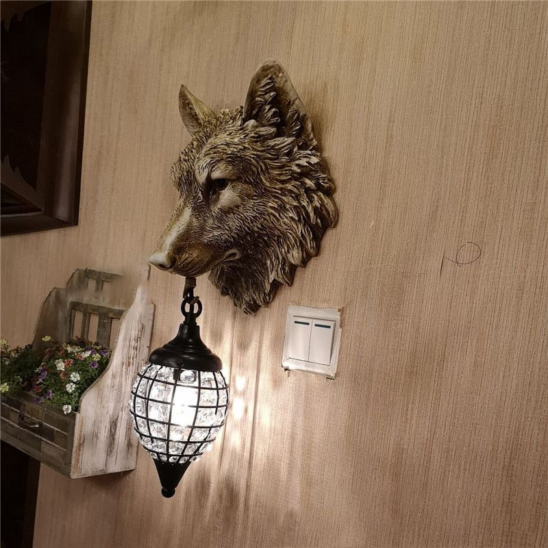 Minimalist Style Wall Sconce Lighting Crystal Shade Wall Lighting Fixtures