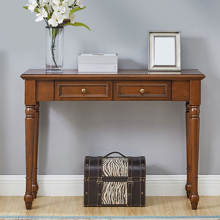 Modern Rectangular Console Table Wooden Console Sofa Table for Home