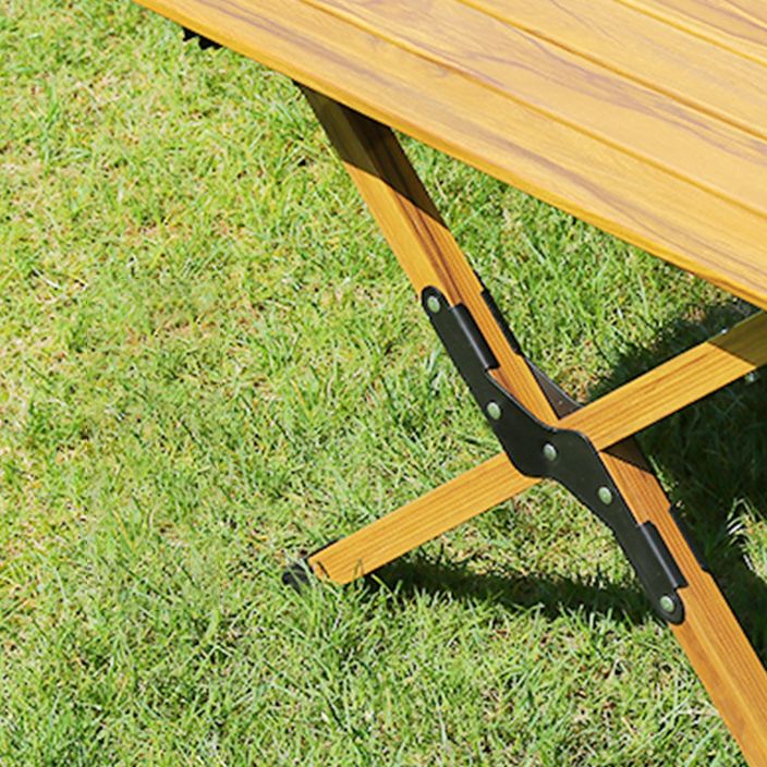 Modern Brown Picnic Table Set 1/3/5 Pcs Fold and Store Picnic Set