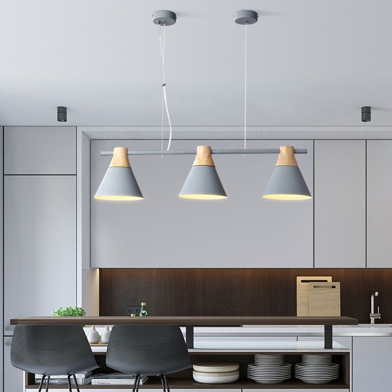 Contemporary Island Light Colorful Hanging Lighting Fixture for Dining Room