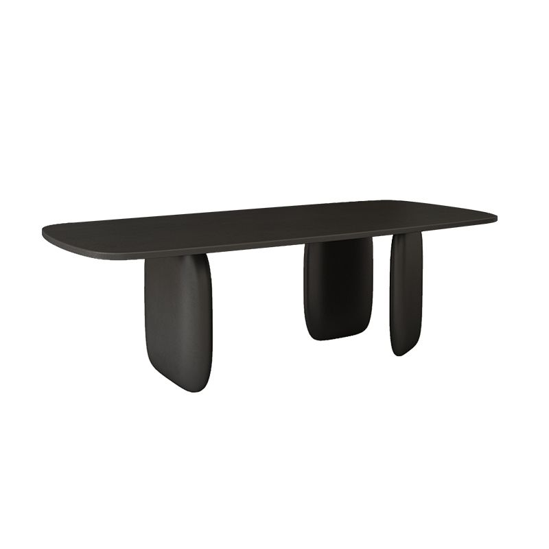 Pine Solid Wood Tripod Dining Table Modern Rectangle Dining Room Kitchen Home Furniture