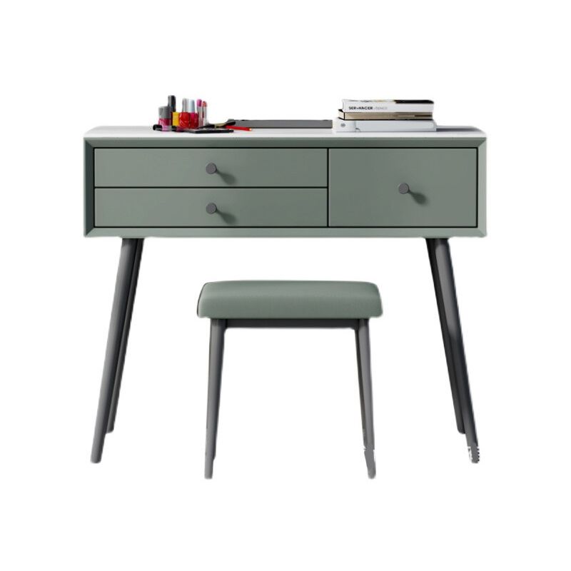 Modern 233.46" Height 3-Drawer Table Top Makeup Vanity for Bedroom