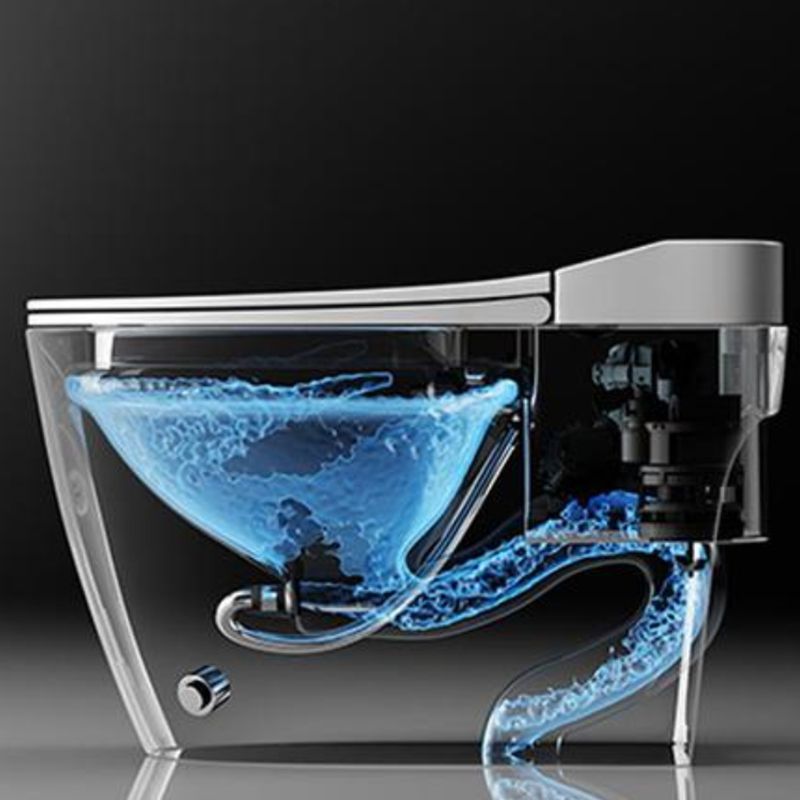 Modern Concealed Tank Urine Toilet One Piece Ceramic Toilet Bowl with Seat
