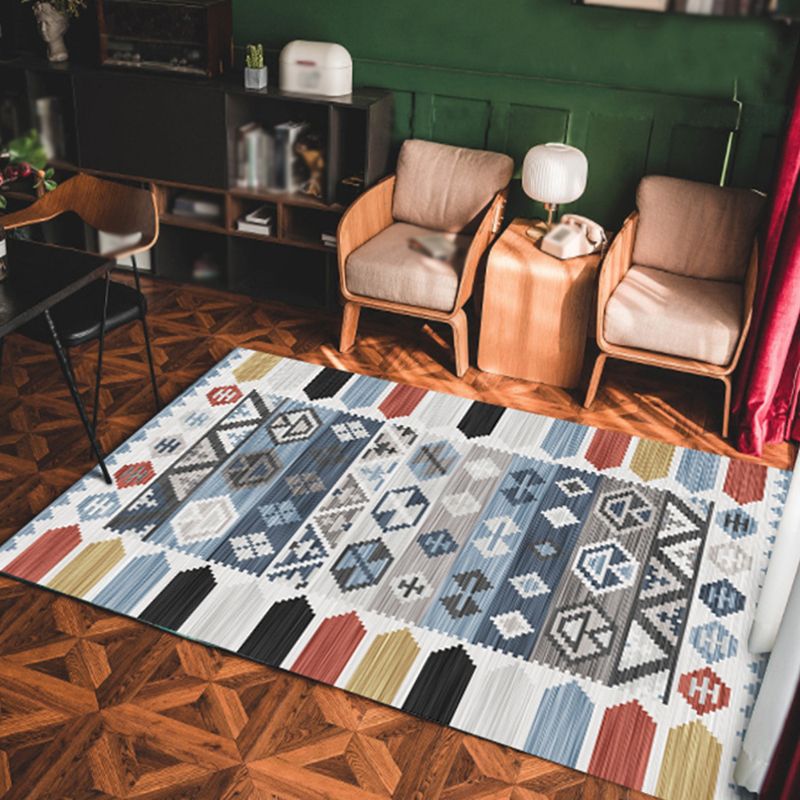 Beige Victorian Teppich Polyester Grafik Indoor Teppich Nicht-Schlupf-Backing Teppich für Wohnzimmer