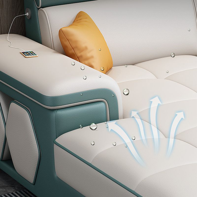 Divano a destra sezionale a forma di L contemporanea con chaise reversibile