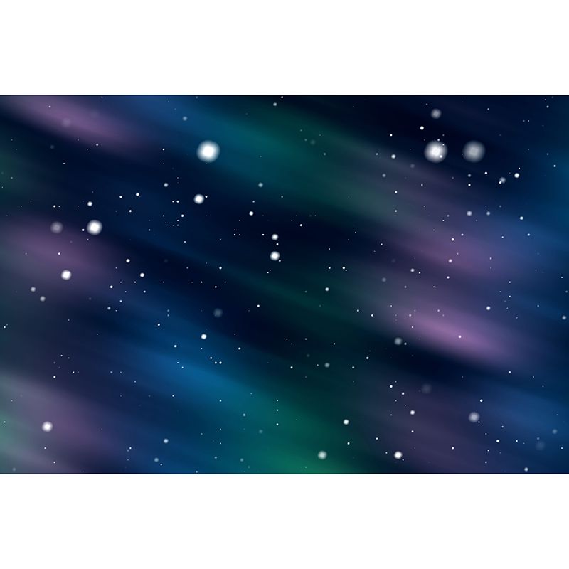 Cosmic Galaxy Wallpaper Mural Water-Proof Sleeping Room Wall Decoration