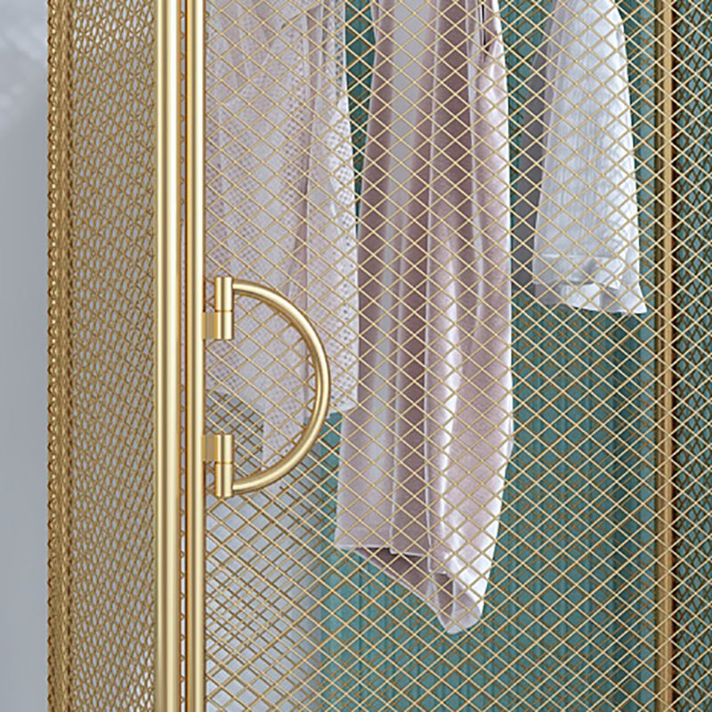 Contemporary Wardrobe Closet Metal Wardrobe Cabinet for Bedroom