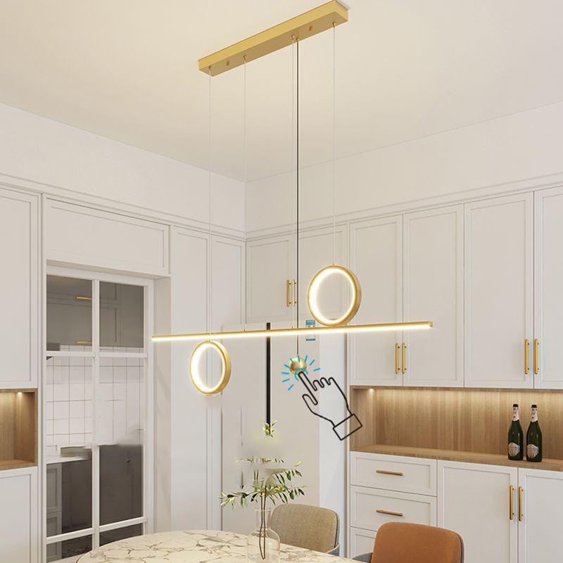 3 Light Geometric Island Lights Contemporary Island Lighting Metal Island Ceiling Light