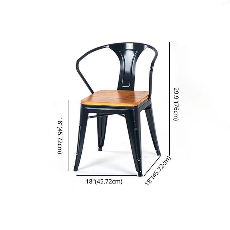 Industrial Rectangle Shape Dinette Set Solid Wood Top Dining Table Furniture for Dining Room