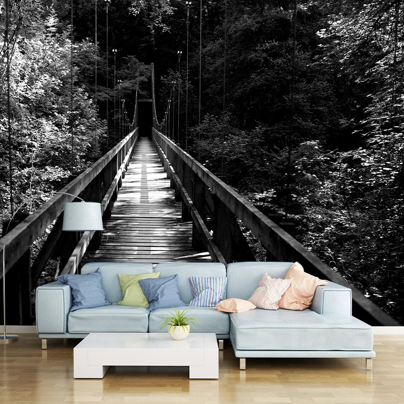 Bridge Scene Customized Space Extension Mural Wallpaper Photography Wall Art